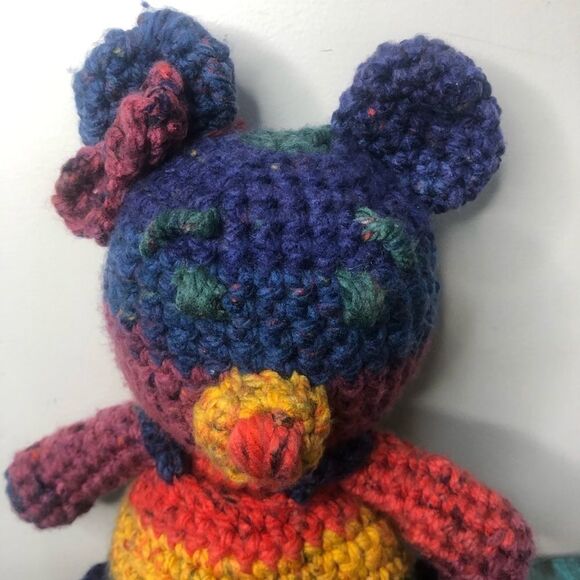 Handmade Crocheted teddy Bear - Picture 3 of 8